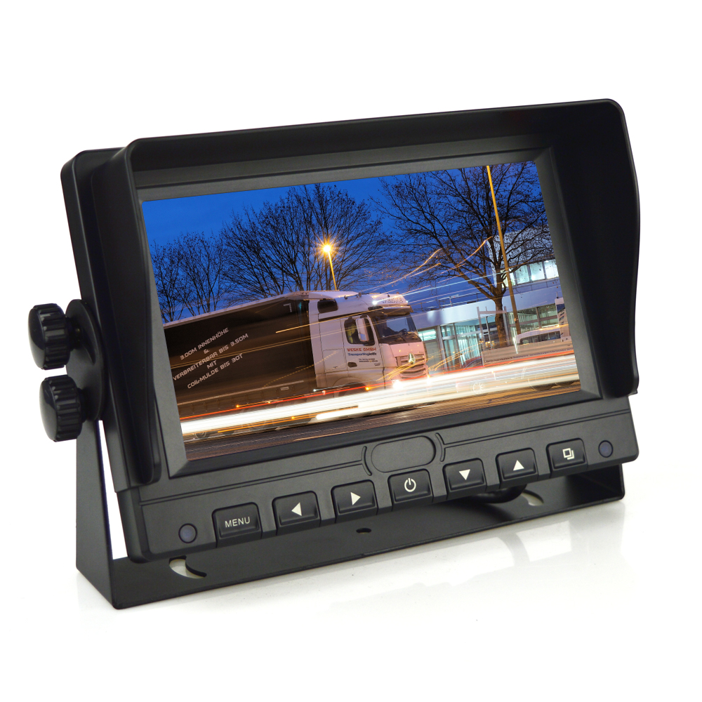 2CH Heavy Duty Truck LCD Monitor VD-7068HD