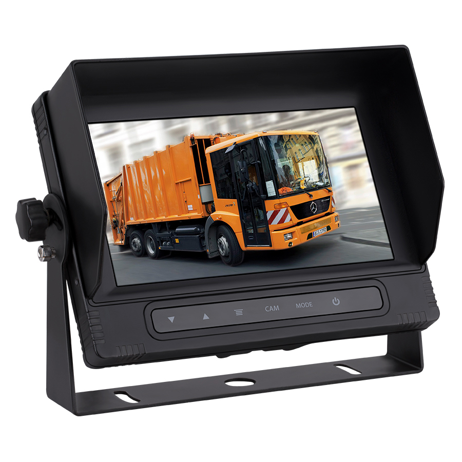 7inch Waterproof IP67 Heavy Duty Truck LCD Monitor VD-7018PD