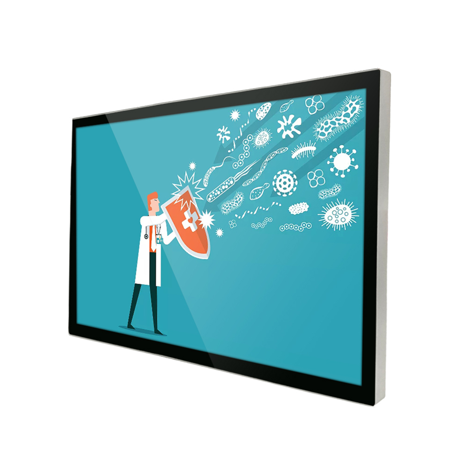 32″Antibacterial Monitor for Kiosk / Medical self-service / Digital signage etc VD-32OPGV01T1