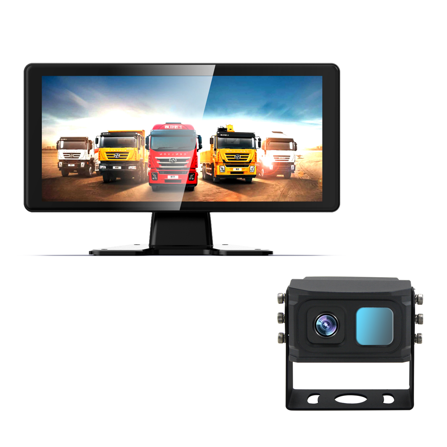 VEHICLEDIGITAL 10.36 inch AI AHD Driving Assistant Dual Display Vehicle Mounted Infrared and Thermal Imaging Camera System