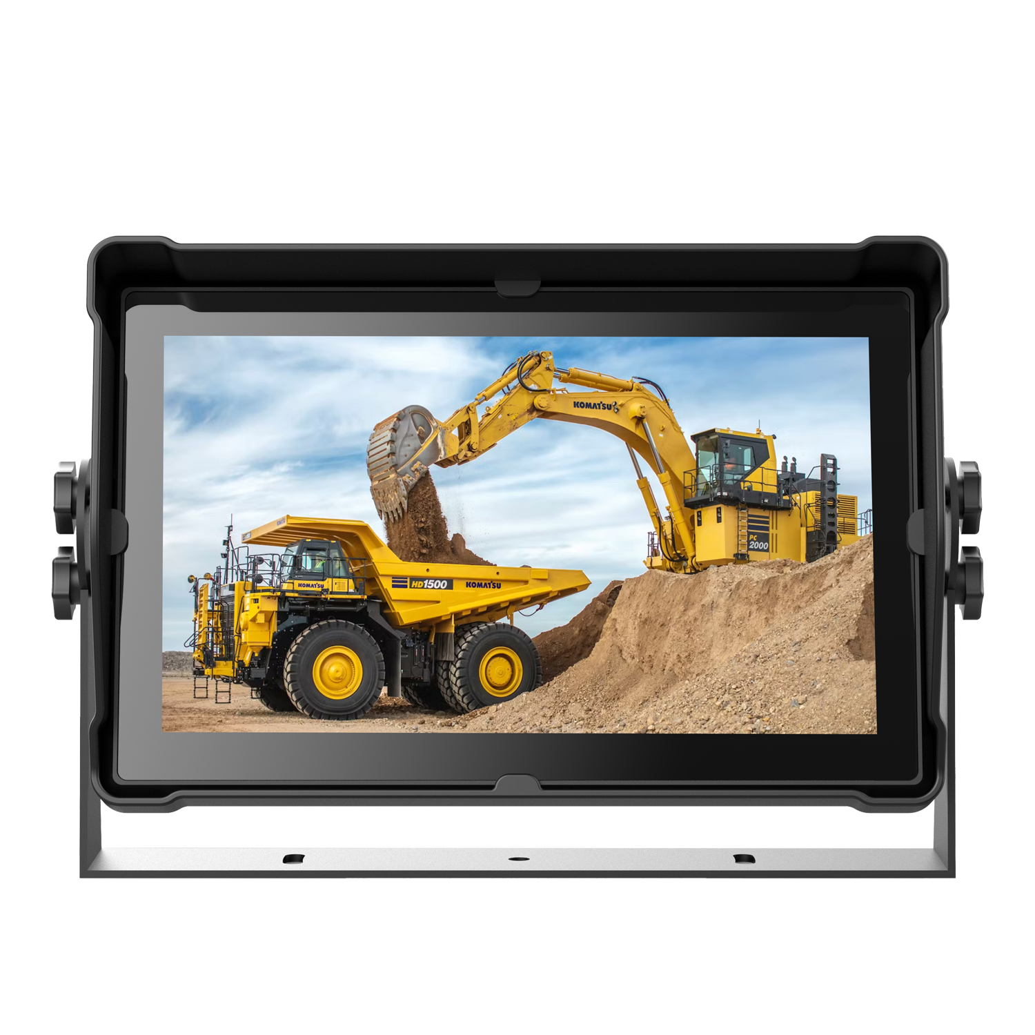 10.1-inch IP68 Touchscreen AI BSD ADAS Blind Spot Detection Monitor 6-Channel Rearview Monitor