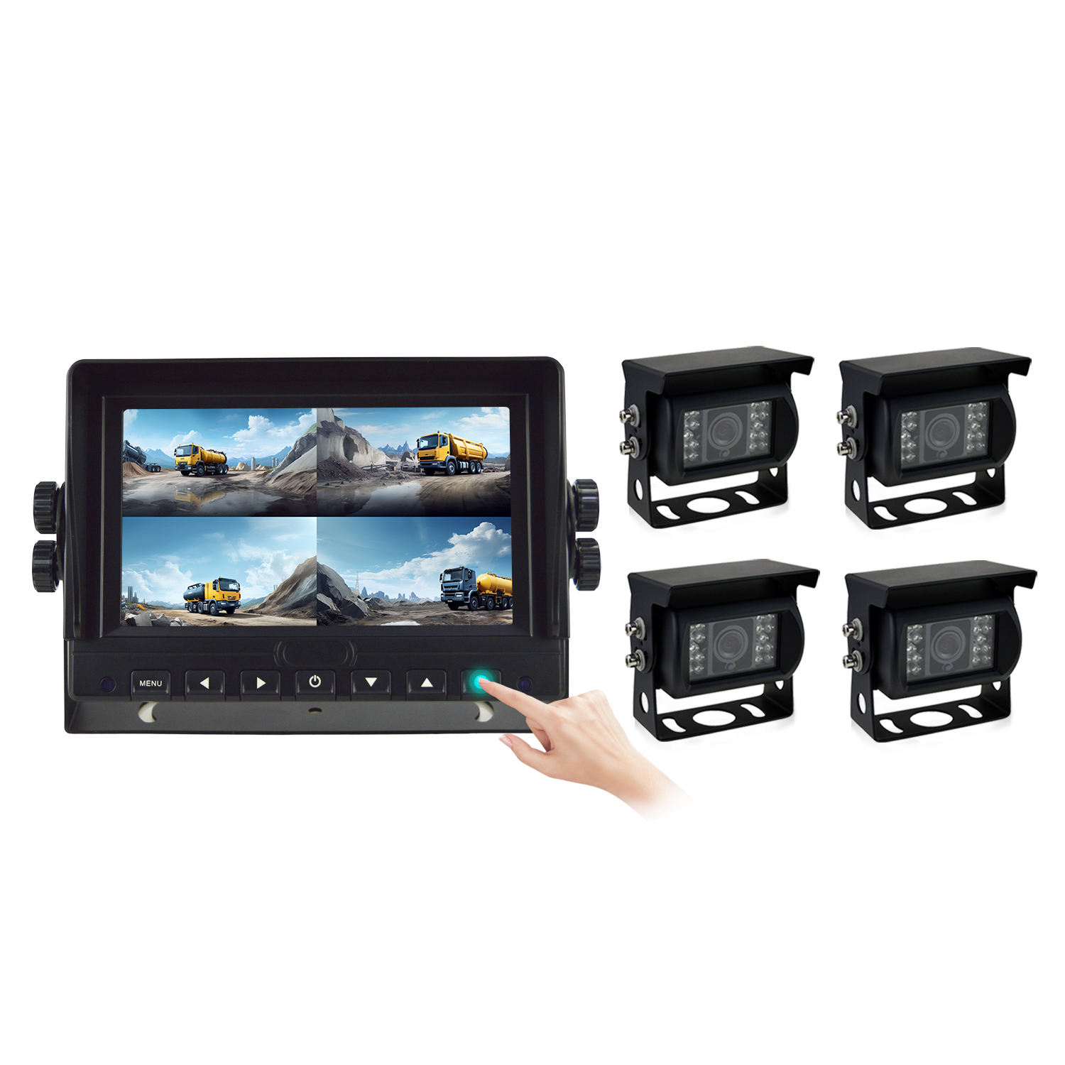 7-inch AI camera surveillance system-VD-7068HD