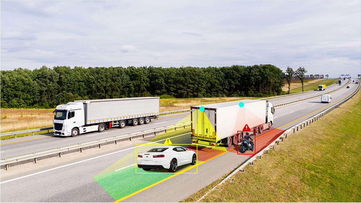 Artificial Intelligence Monitoring System for Large Trucks and Vans 