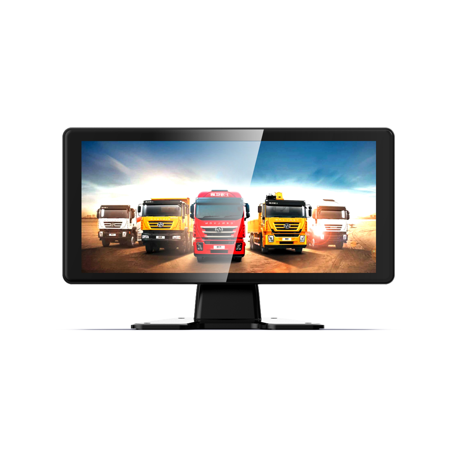 10.36” BSD AI 4-Channel Rearview Monitor, LCD Car Truck Monitor Support DVR 512G SD Card